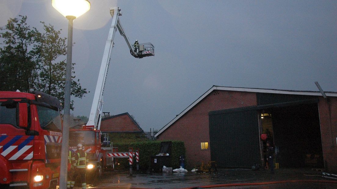 Brand in boerenbedrijf in Bergentheim