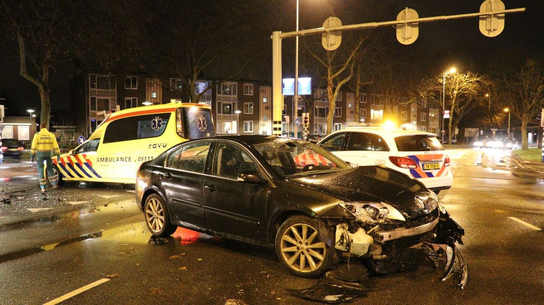 Het was een ravage op de kruising.