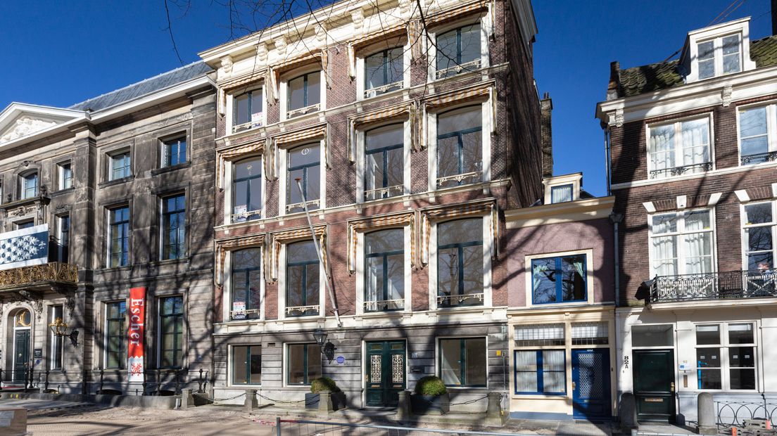 De huurwoning aan het Lange Voorhout in Den Haag