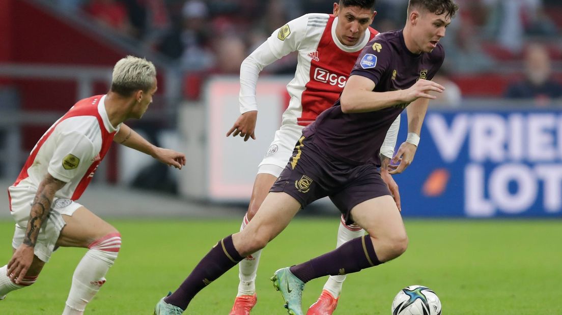 Jørgen Strand Larsen, vorig jaar in de Arena tegen Ajax