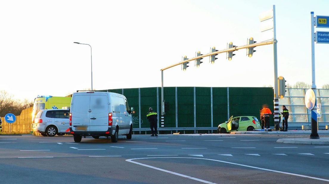 Aanrijding bij Grolsch-fabriek Enschede