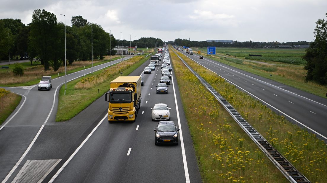 De file op de A7