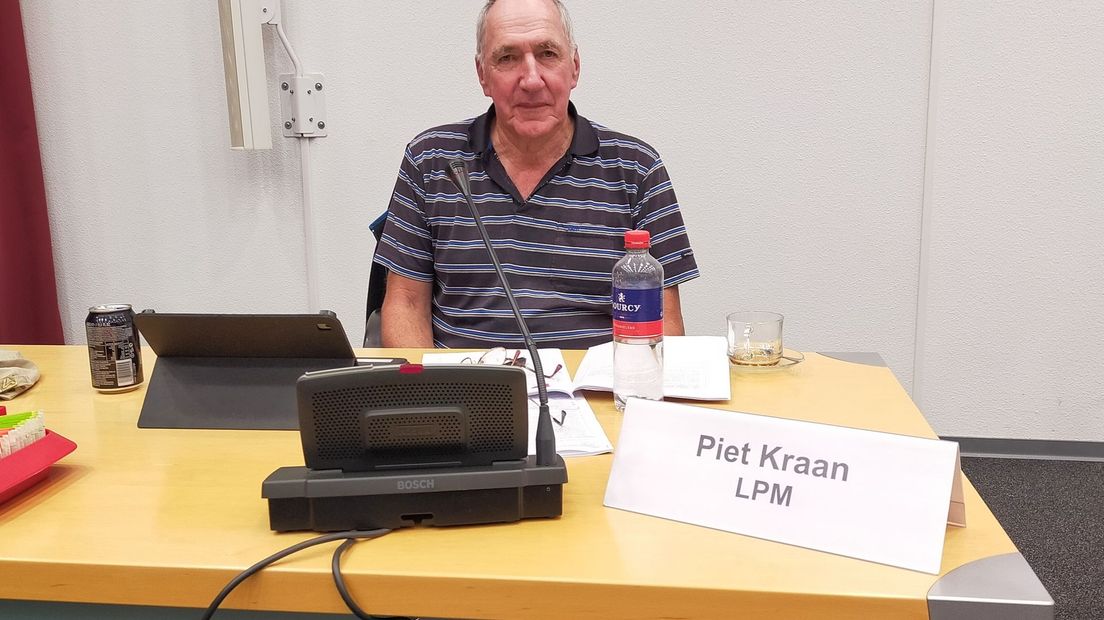 Piet Kraan raadsvergadering Middelburg