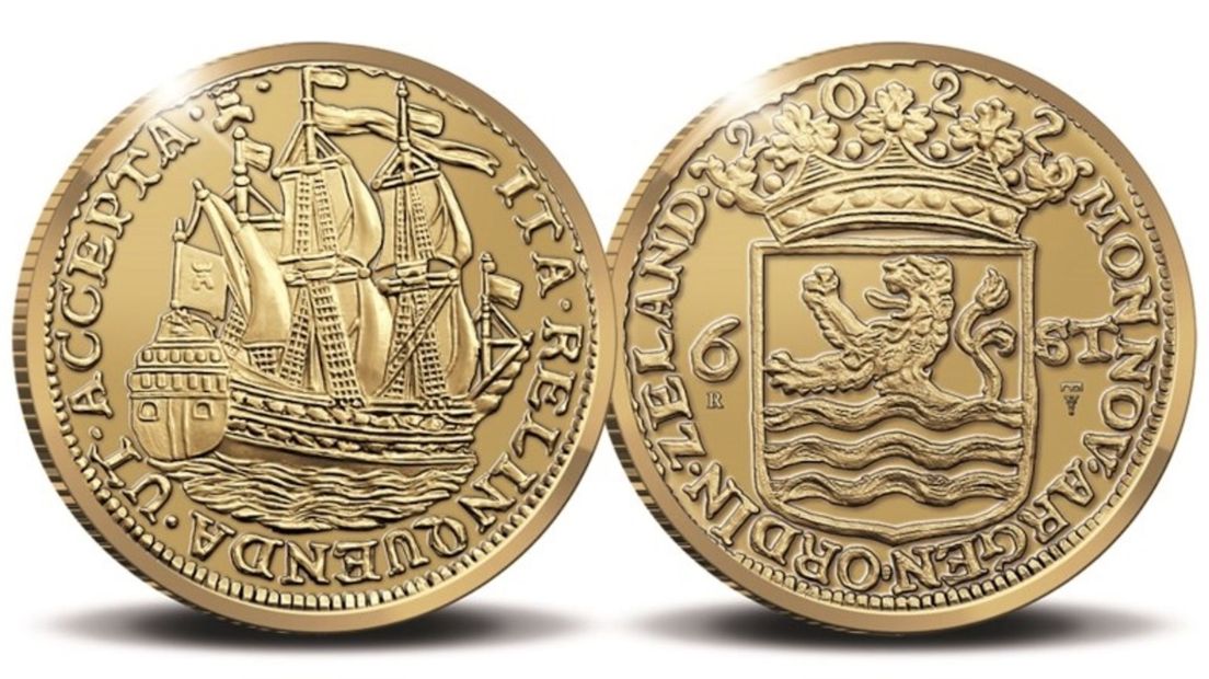 Gouden versie van de Zeeuwse scheepjesschelling