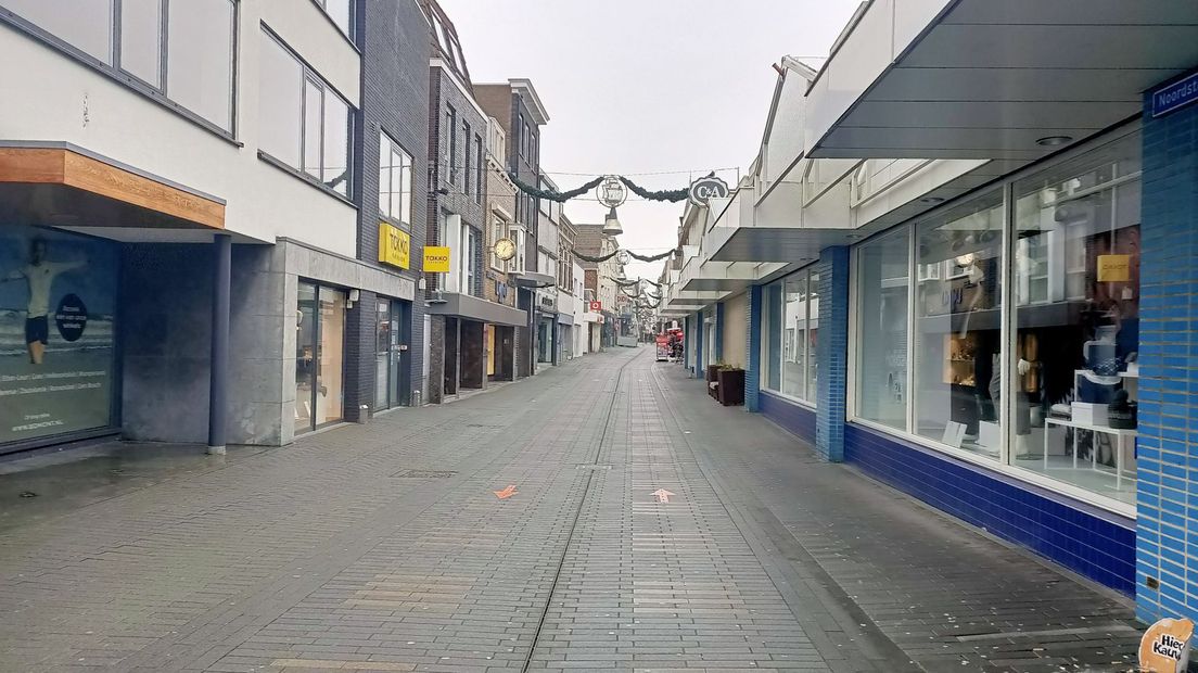 Lege winkelstraten in Terneuzen