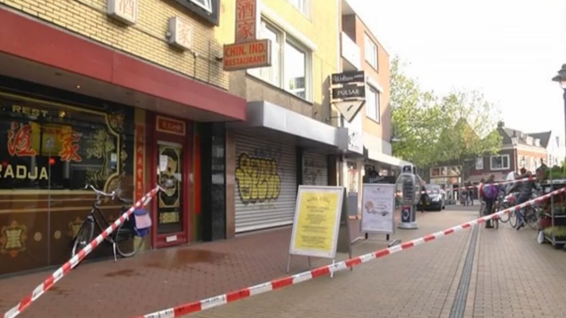 Juwelier Wolters vlak na de overval (Rechten: archief RTV Drenthe)