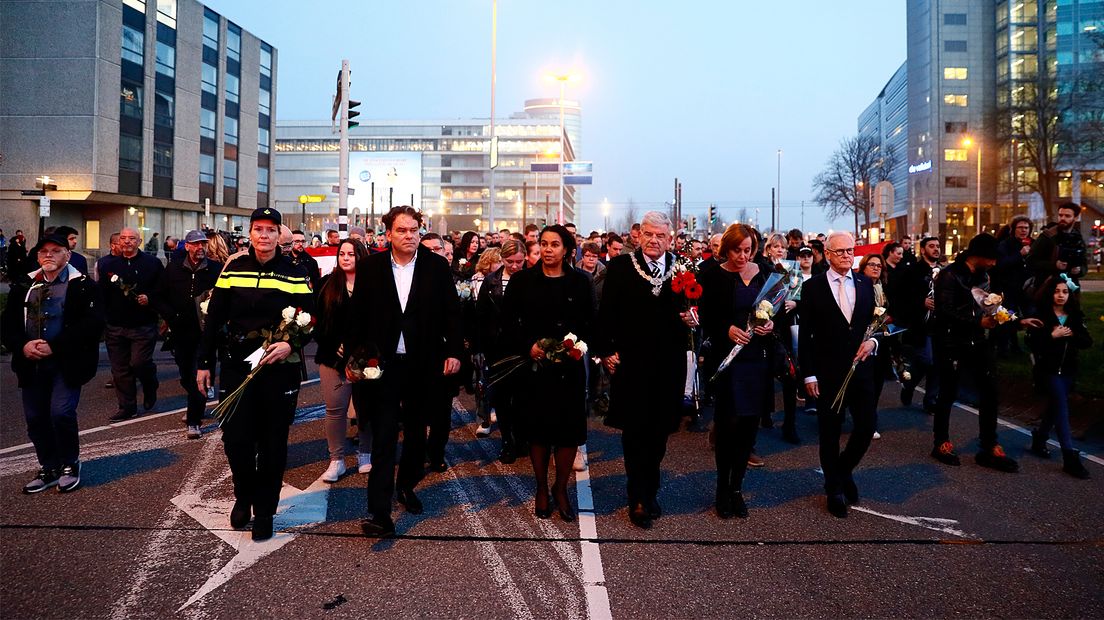 Van Zanen tijdens stille tocht