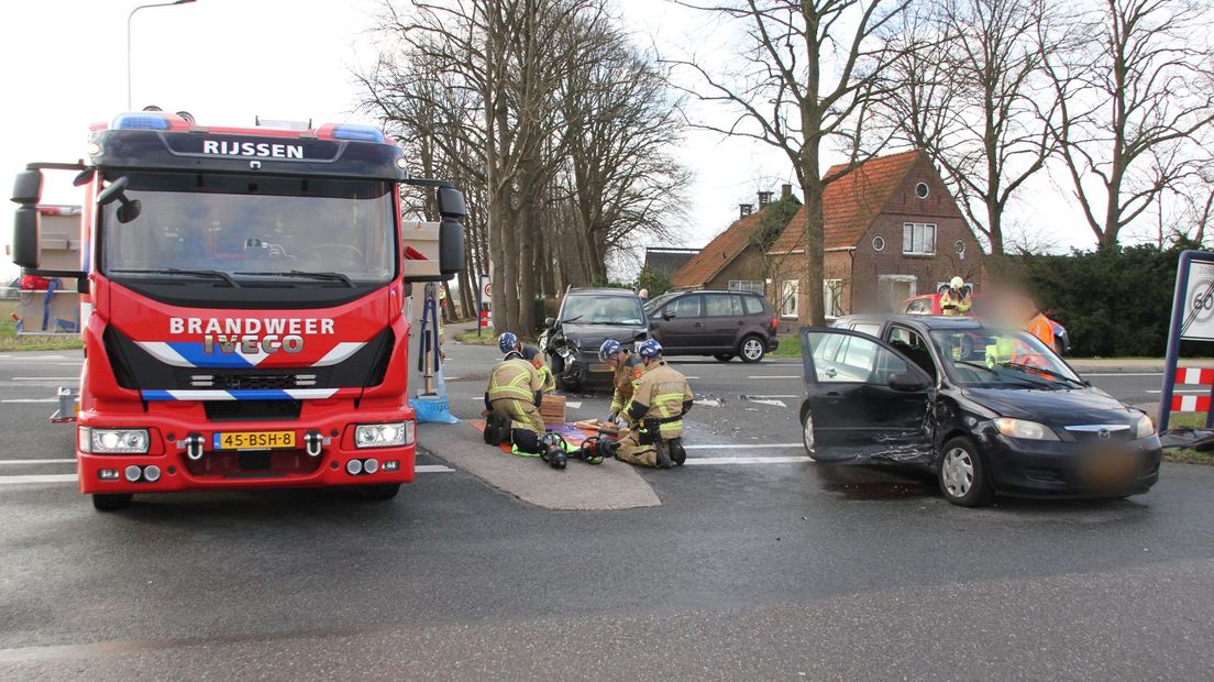 Ernstige aanrijding op N350