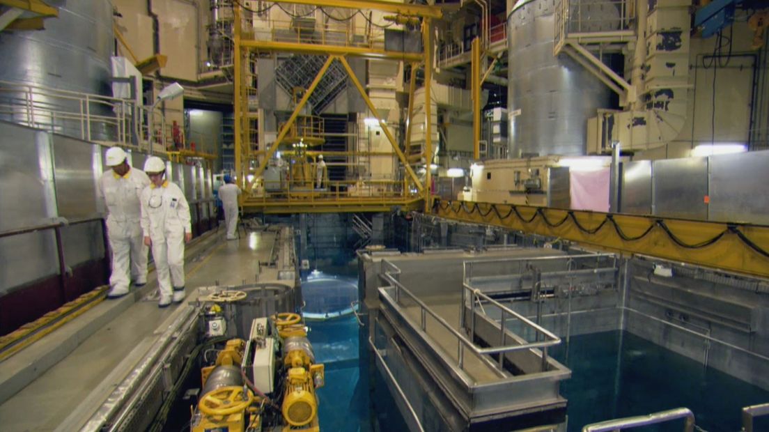 Interieur kerncentrale Doel