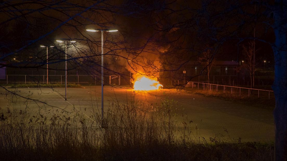 Autobrand in Deventer