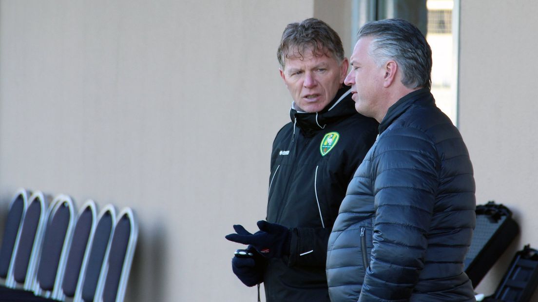 Fons Groenendijk en Mattijs Manders in gesprek