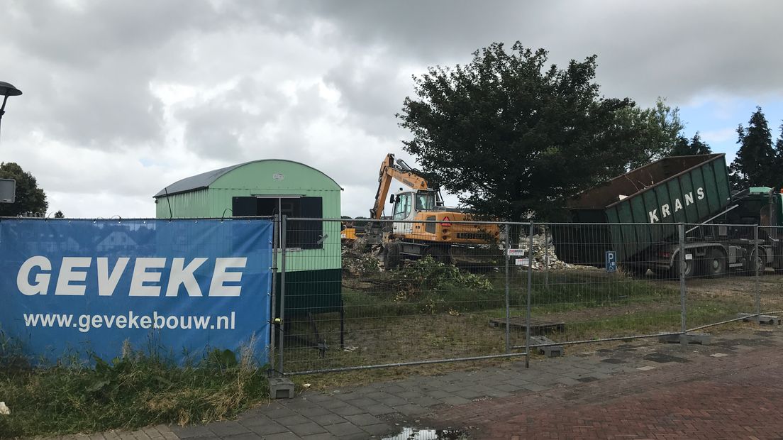 Geveke bouwt op de plek van het vroegere Mercuriustheater straks 70 huizen in de Mercuriushof (Rechten: Margriet Benak / RTV Drenthe)