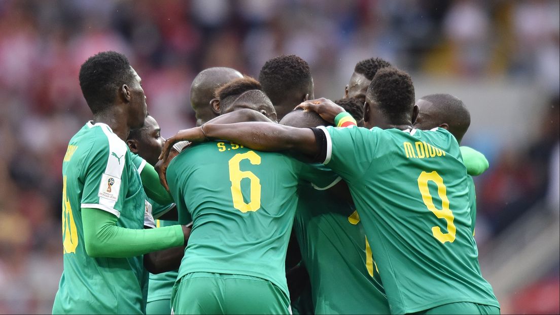 Spelers van het Senegalees elftal