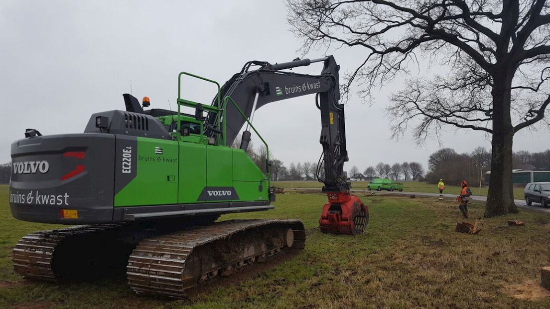 Bomen en groen moeten wijken voor verbrede N35 tussen Zwolle en Wijthmen