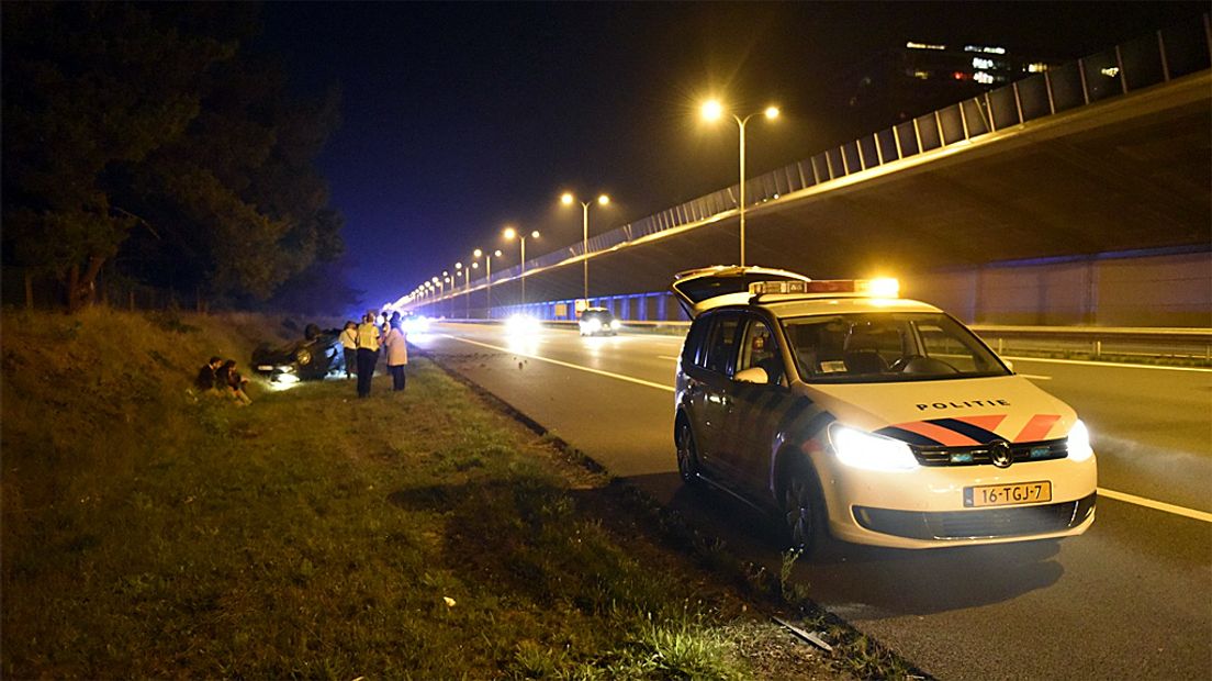 Archieffoto van een ongeluk op het beruchte stuk weg