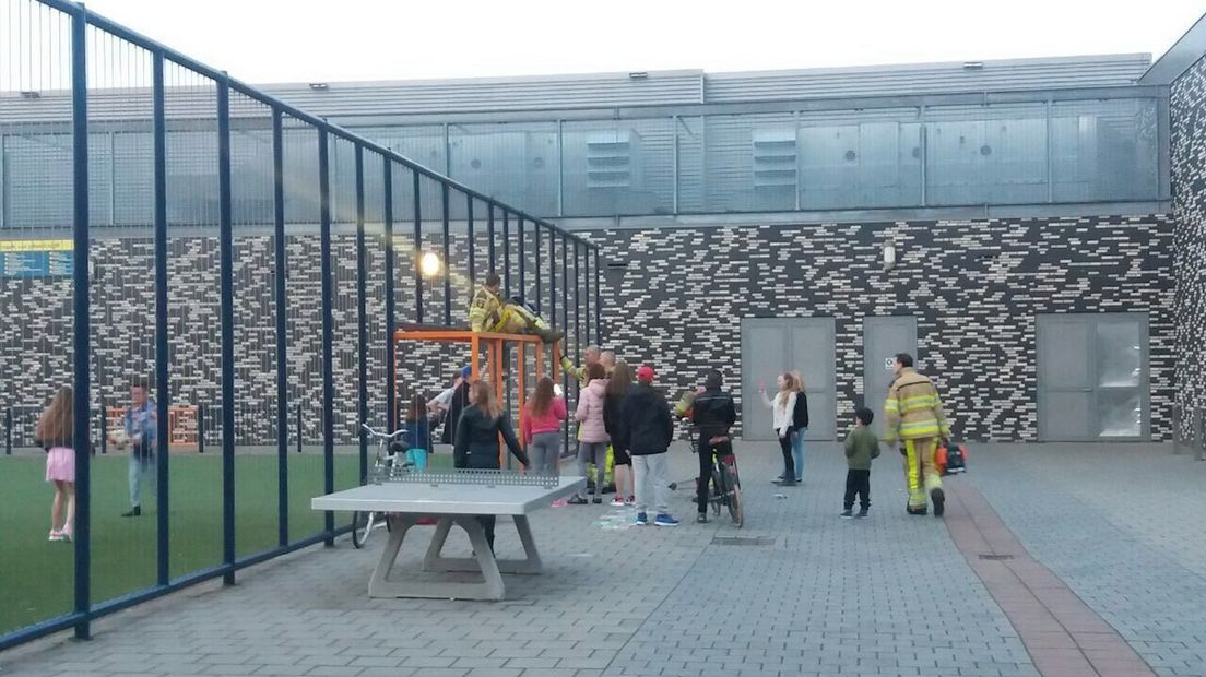 Brandweer schiet te hulp