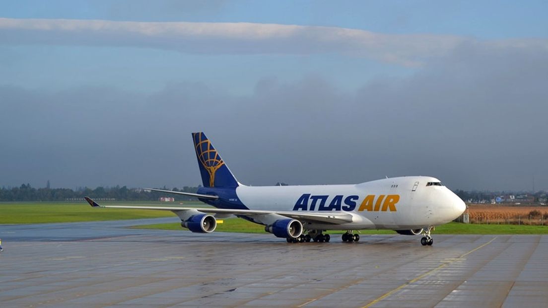 Een Boeing 747 van Atlas Air