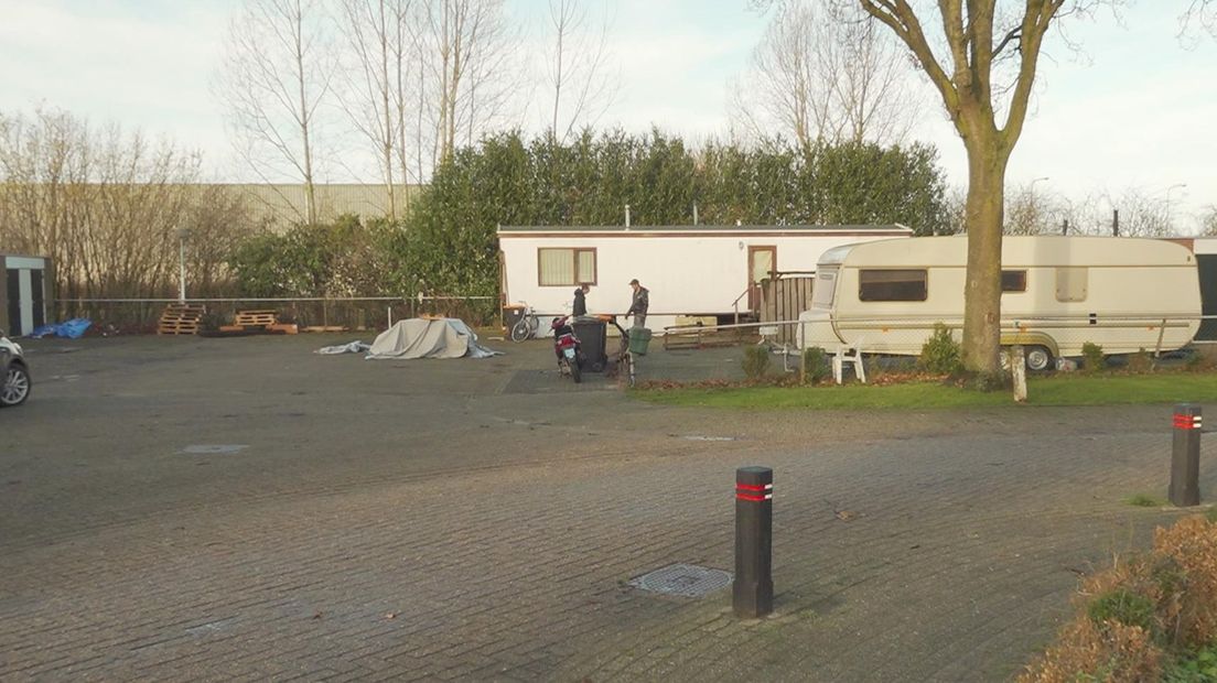 Woonwagenkamp aan de Reigerstraat Rijssen