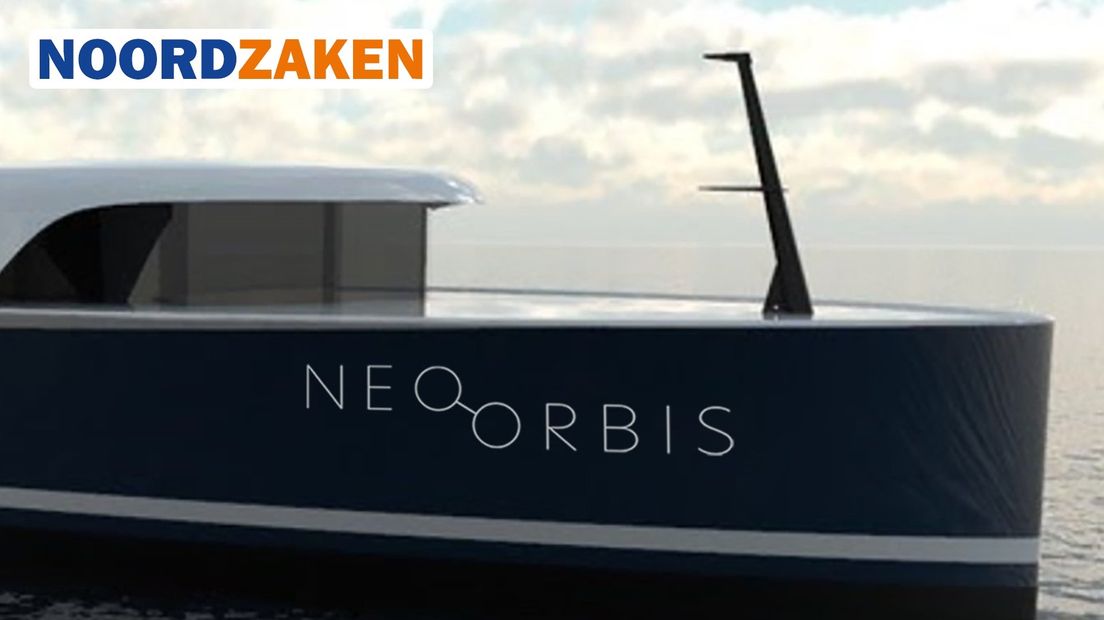 Een impressie van het te bouwen schip