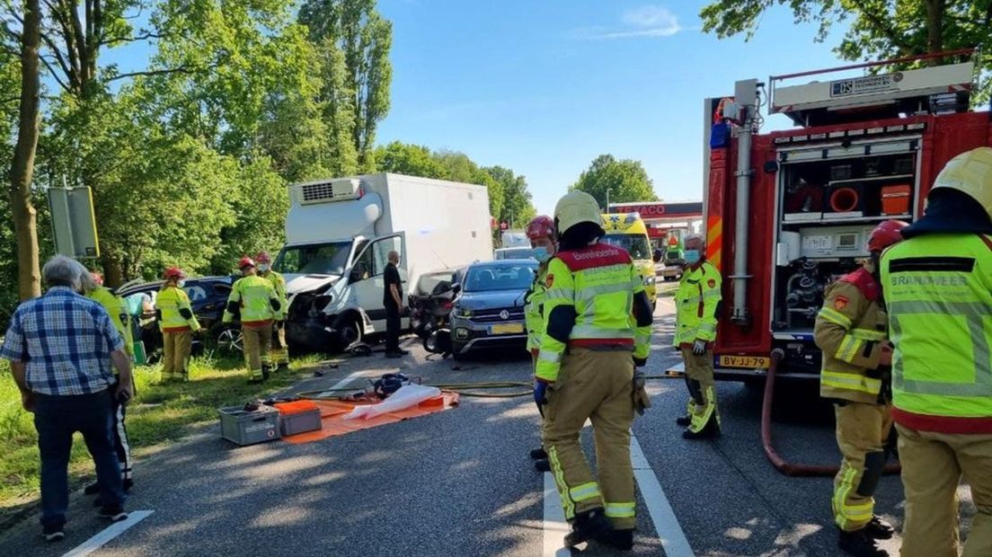 Het grote ongeluk op de N18.