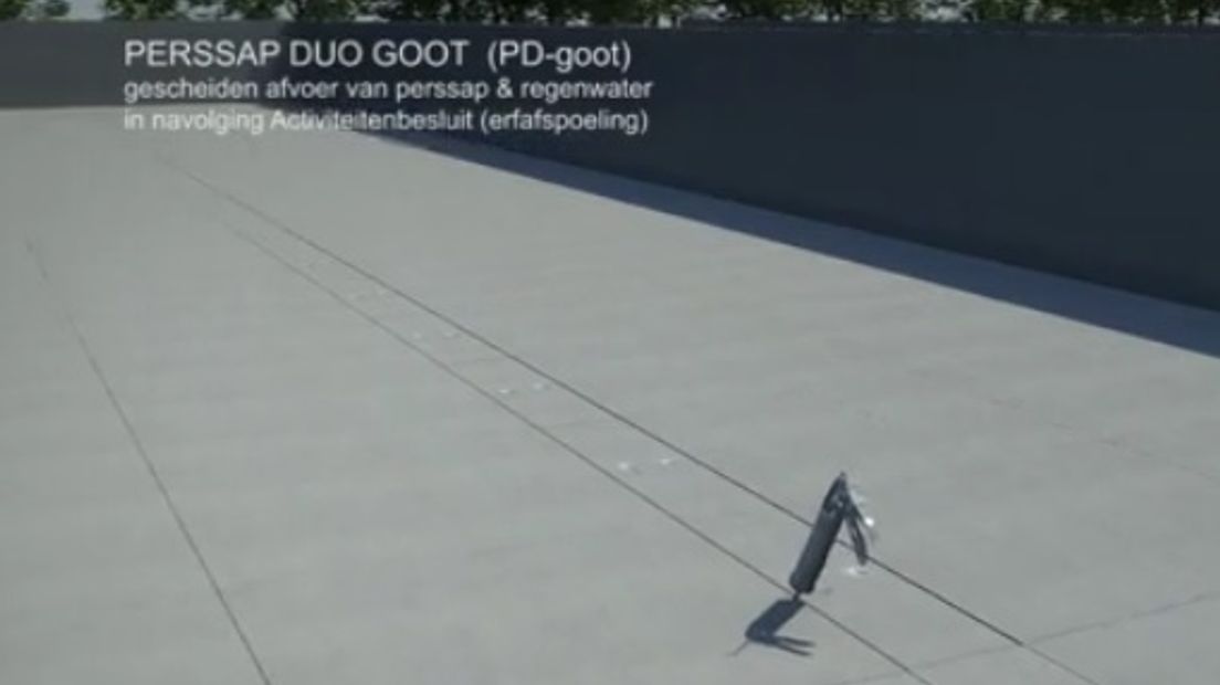 Screenshot uit de productvideo van de duogoot
