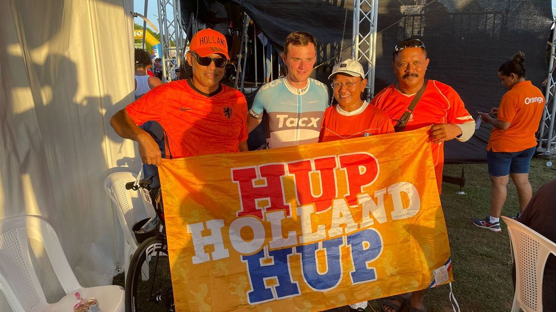 In Guyana zijn er ook veel supporters voor de Nederlandse rijders