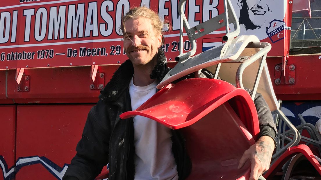Paul Lissenberg is een fan neemt stoelen van de Bunnikside mee.
