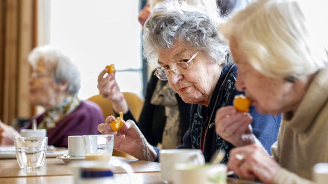 Gezamenlijk eten is een onderdeel van het zorgproject