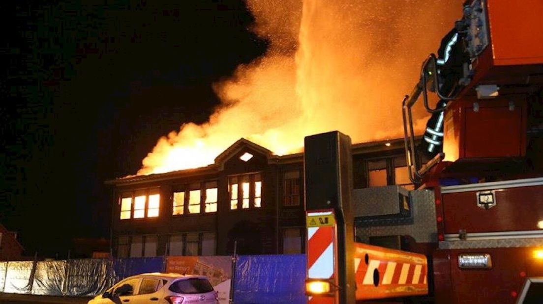 Grote brand in Almelo