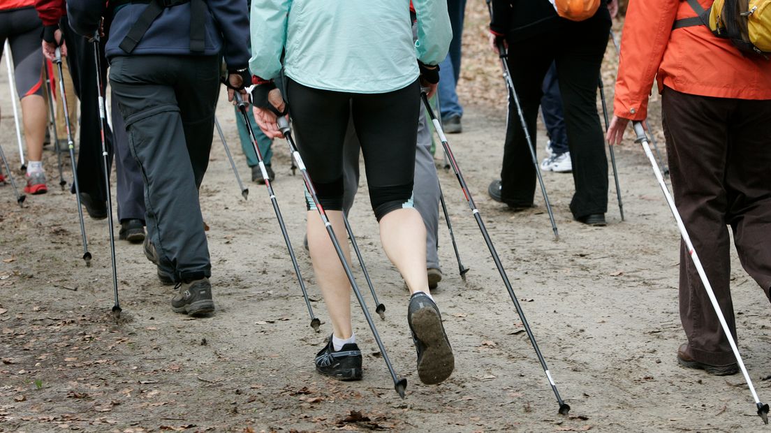 Een 52-jarige vrouw uit Vries sloeg een 16-jarige dorpsgenoot met een nordic walkingstok (Rechten: ANP/Koen Suyk)