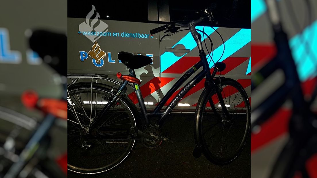 De politie heeft een Belgische fietsendief op heterdaad betrapt.