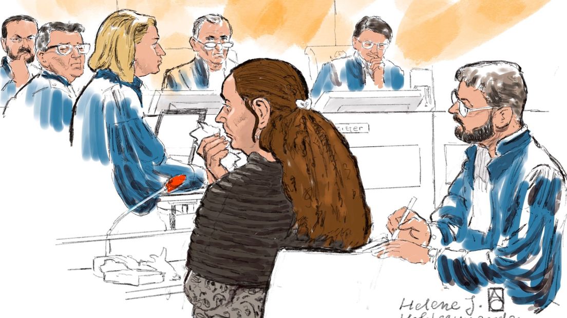 Heleen J. voor het gerechtshof van Leeuwarden (Rechten: ANP/Aloys Oosterwijk)