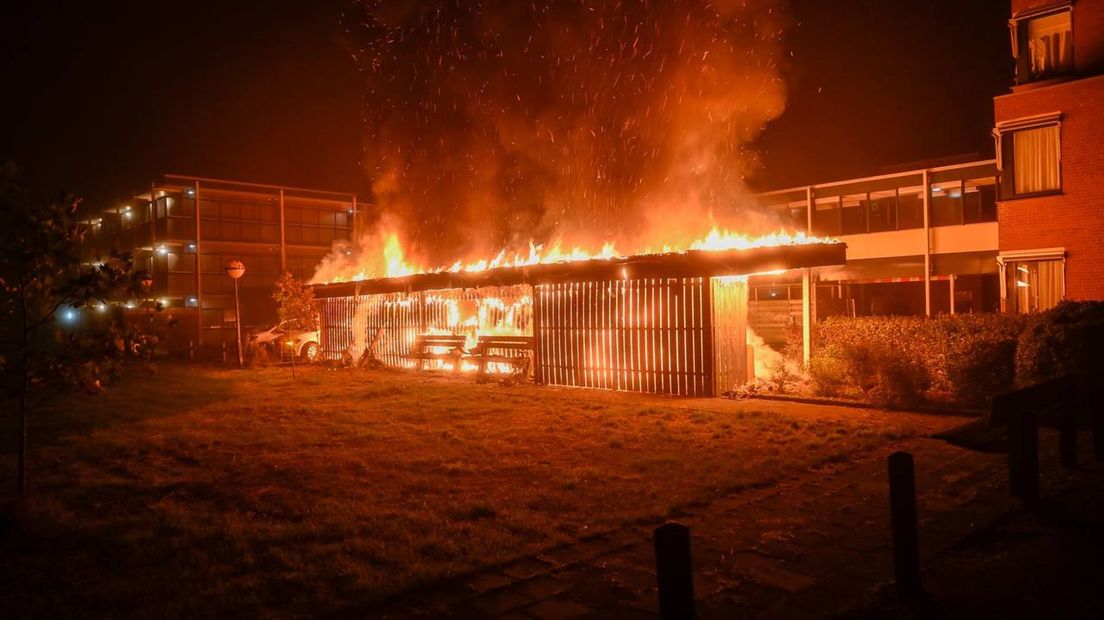 Vijf auto's in vlammen op in Vriezenveen