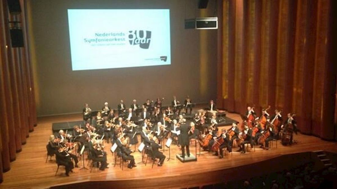 Het Nederlands Symfonieorkest aan het werk in Zwolle