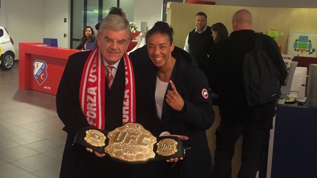 De Randamie met burgemeester Van Zanen.