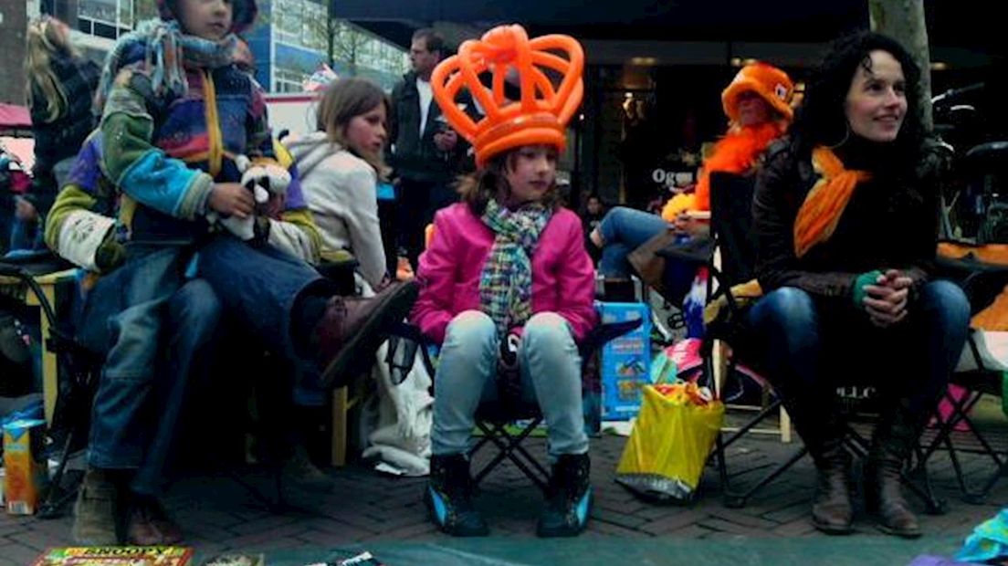 vrijmarkt in de regen