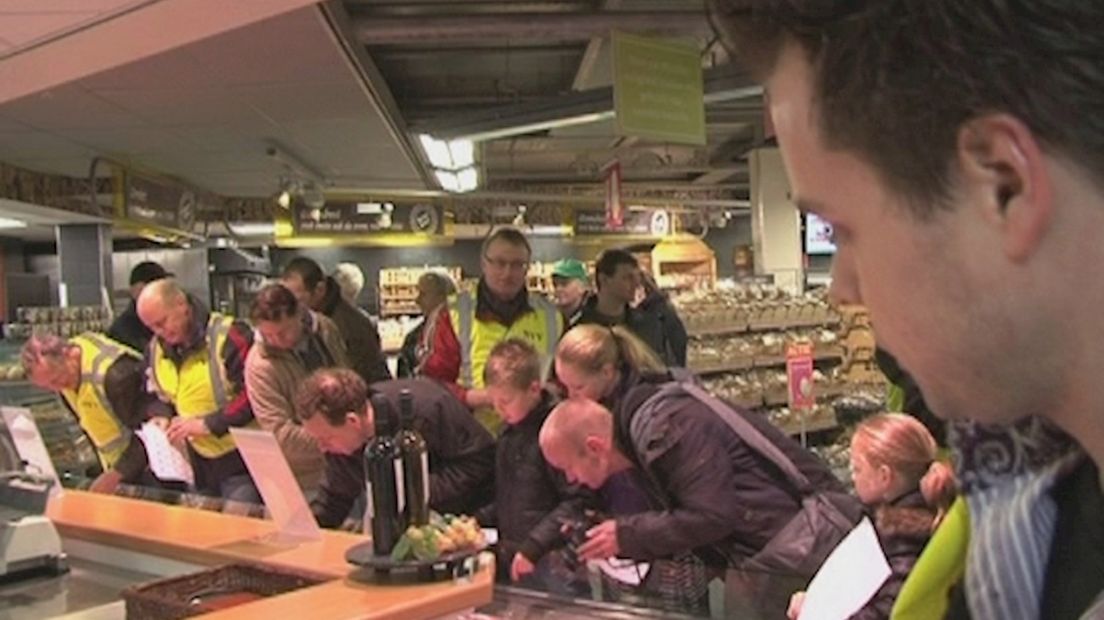 Protest tegen prijs varkensvlees