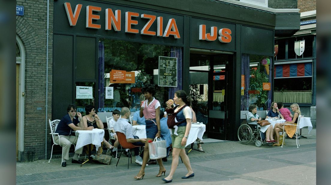 Venezia aan de Oudegracht in 1983.