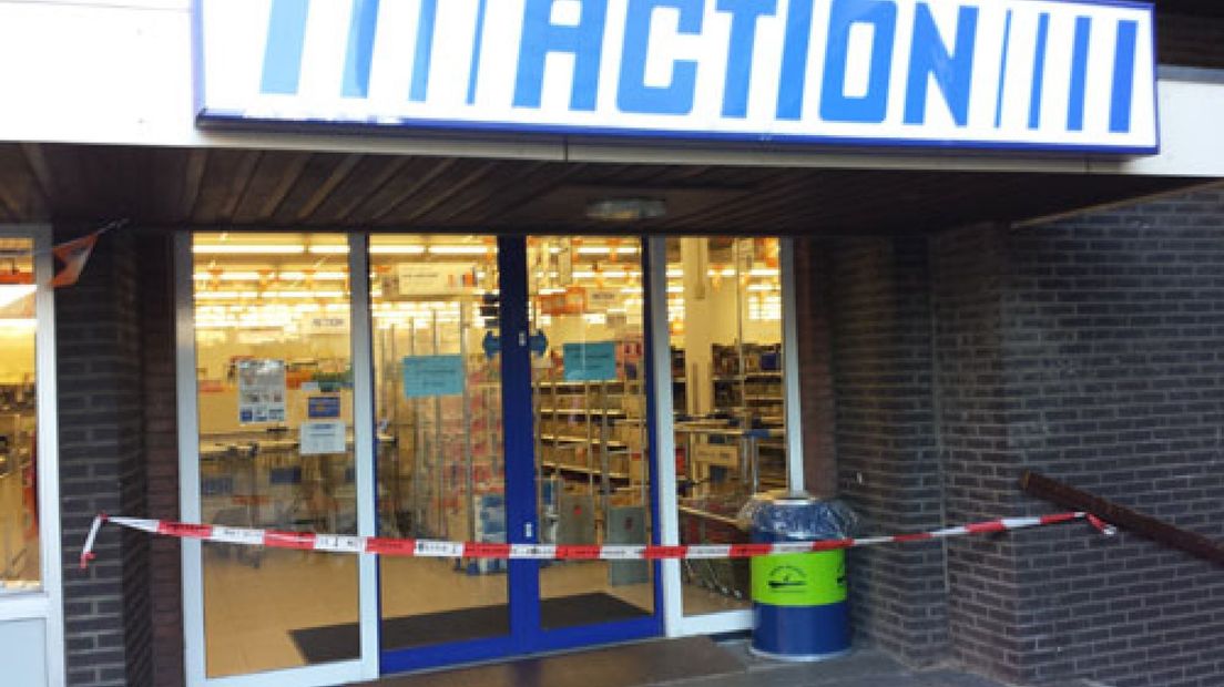 Het filiaal van Action in Velp is dinsdagmorgen overvallen.