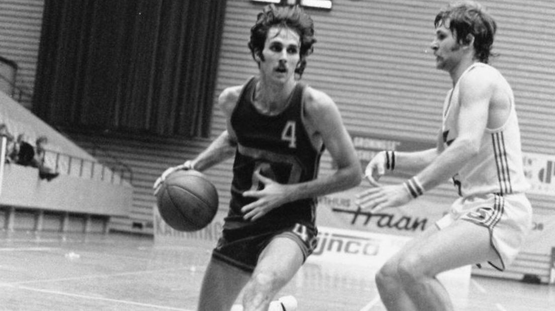 Pete Miller als speler van Donar in de jaren 70