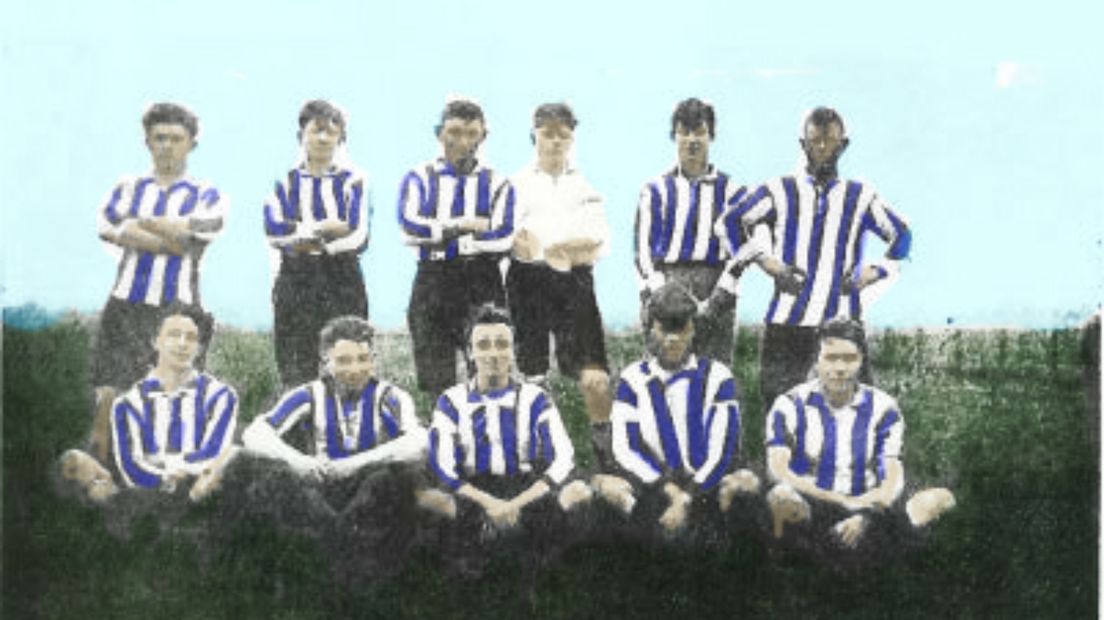 In 1929 werd dit team van sv TEO kampioen