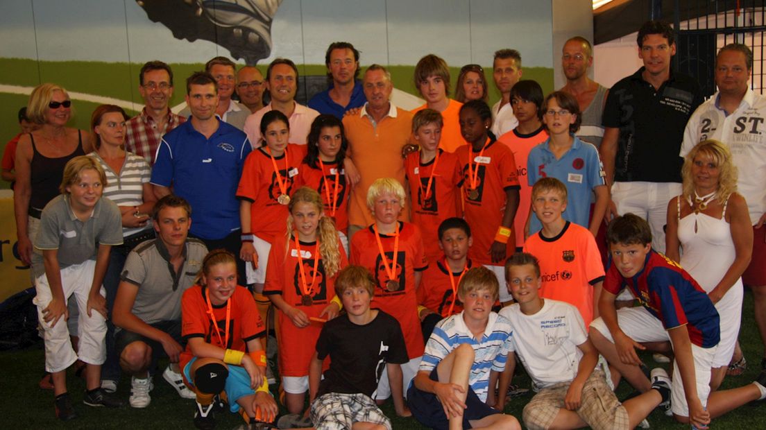 Hengelose leerlingen op bezoek bij Johan Cruyff