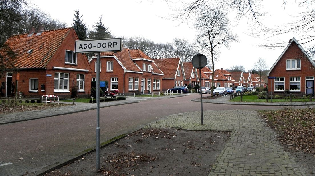 De Agostraat en Molen A Laan in Agodorp