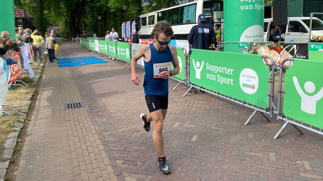 Fabian Ten Kate: De winnaar op de tien kilometer bij de Run van Gieten