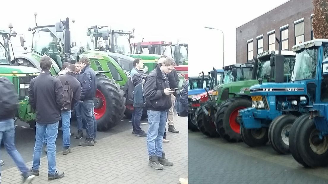 Het begint langzaamaan traditie te worden: de trekkerdag op AOC Oost in Doetinchem. Eén keer per jaar mogen alle leerlingen met de trekker naar school. En dat doen er niet slechts een paar...