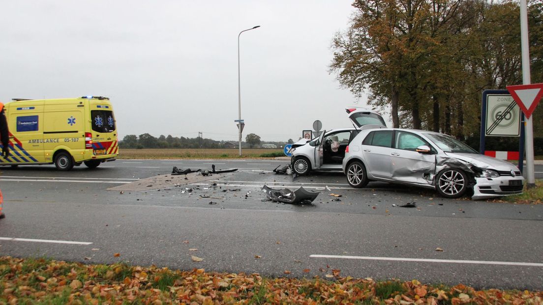 Gewonde bij ongeval op N350 bij Rijssen