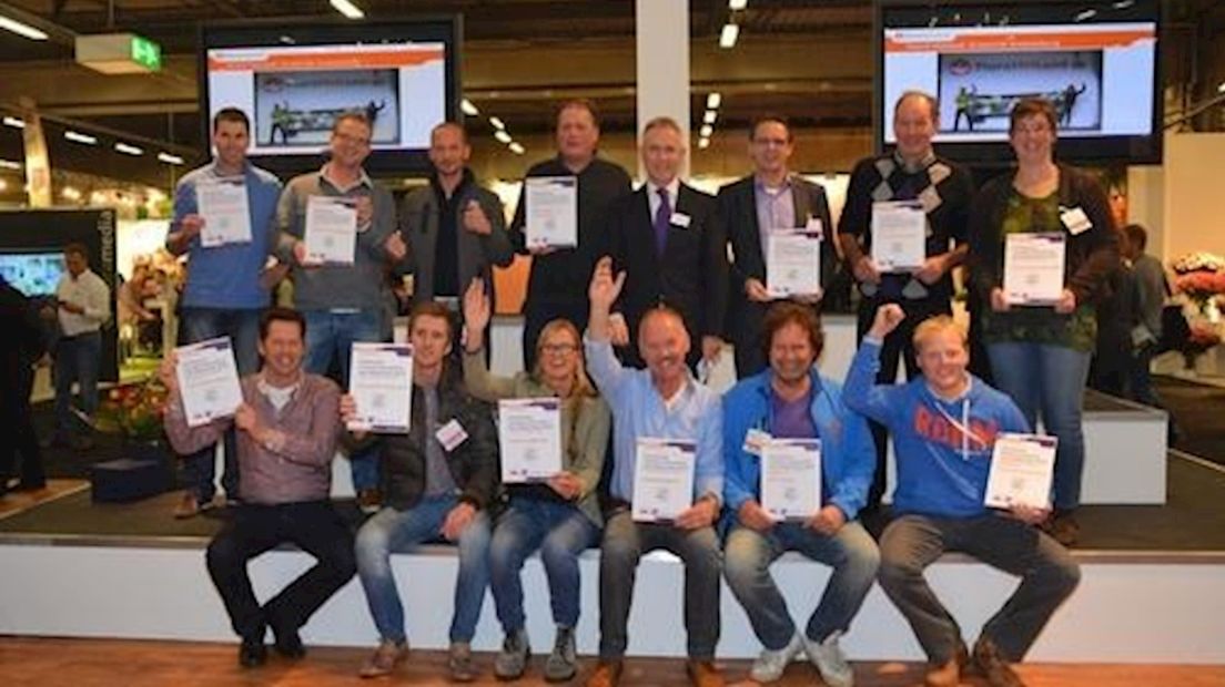De winnaars in de categorie tuincentrum
