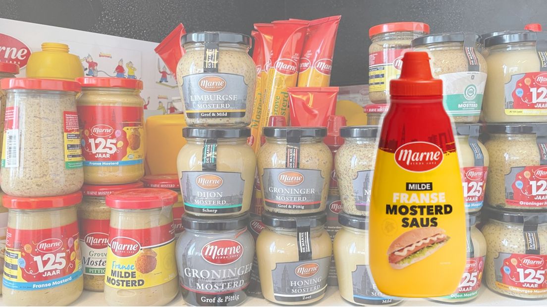 Franse mosterdsaus in het assortiment van Marne