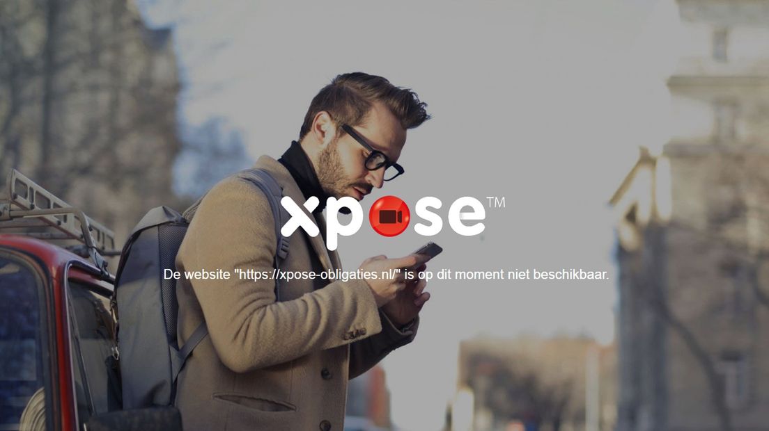 Op de website van de veiligheidsapp is alleen nog het bovenstaande te lezen
