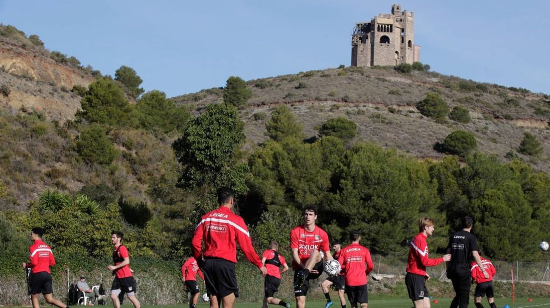 Training in de Spaanse zon